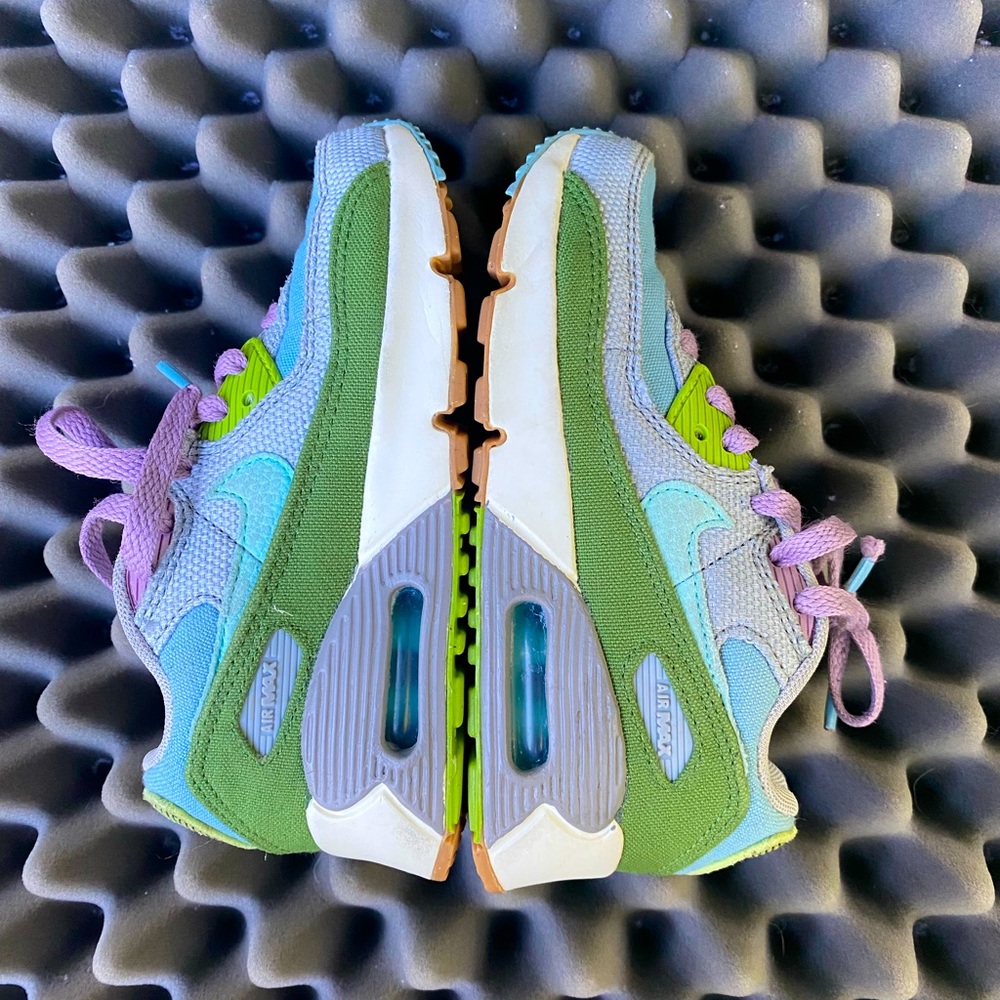 Nike Kids Sneakers - Blue, Green, Purple - Picture 3 of 4